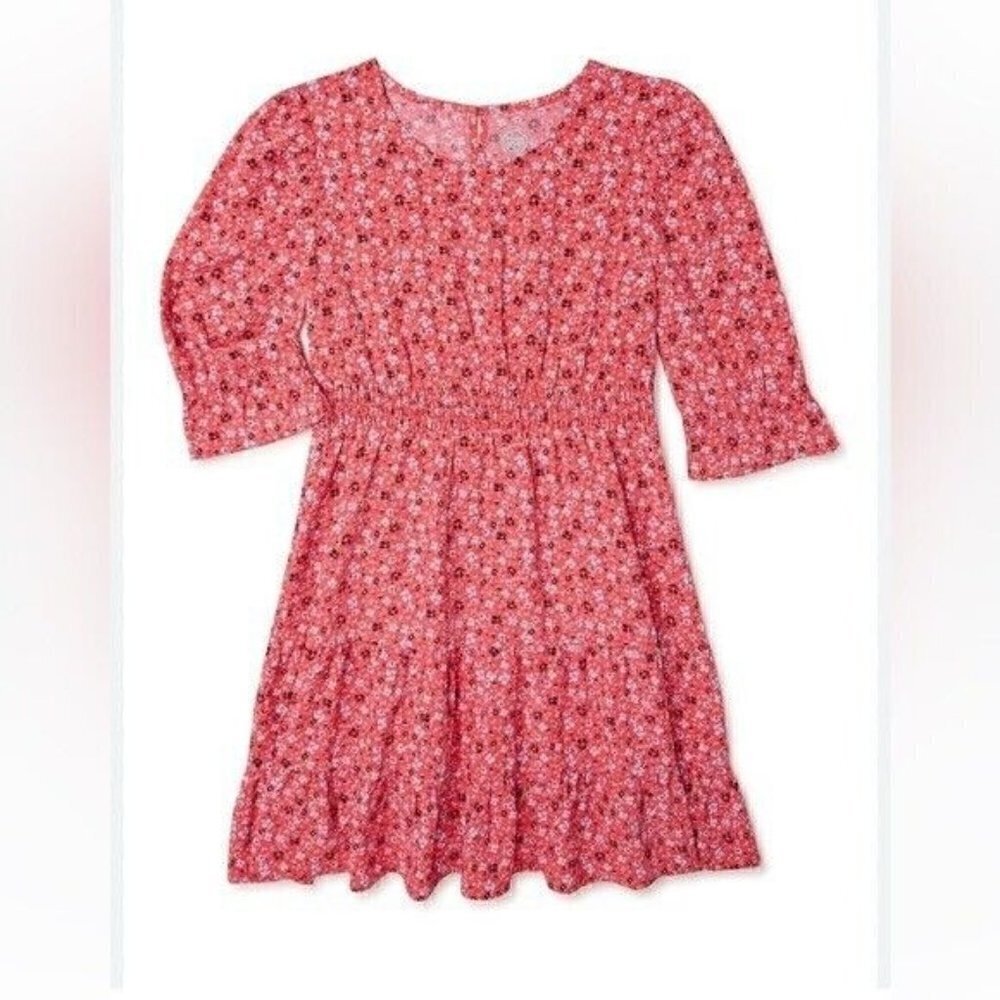 Wonder Nation Orange Bell Sleeve Dress Size XXL